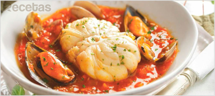 Rape con salsa romesco